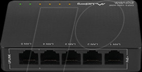 DSP3-1005-60W Switch, 5-port, Gigabit Ethernet, PoE