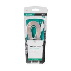 Antena radiowa FM/UKF dipolowa z płaskim kablem VIVANCO pokojowa