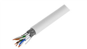 Przewód S/Ftp Cat 7 Cu 27Awg Lszh 305M Biały