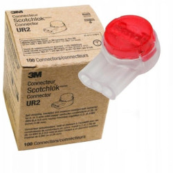 3M Szybkozłączka UR2 Scotchlok /100szt/ zaciskana 80611327596 złączka telefoniczna i komputerowa 7000031727