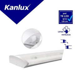 Oprawa nasufitowa kloszowa MEBA 4LED 2X120 klosz przezroczysty PS IP20 pod 2 świetlówki T8 LED 1200mm 26961