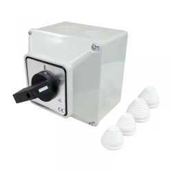 Łącznik krzywkowy gwiazda-trójkąt do rozruchu silnika 25A hermetyczna obudowa IP65 ŁK25-GWTR-OB2 04275