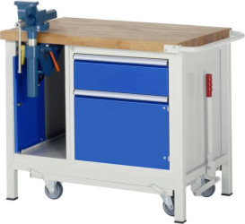 Stół warsztatowy RAU 05 8181A2-107B4F.11, (S x W x G) 1000 x 880 x 700 mm