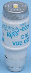 Bezpiecznik butelkowy neozed 20A gwint E18 gR SIBA 440V ac