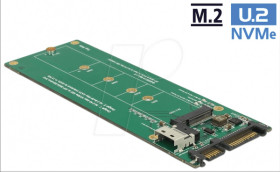 63953 U.2 SFF-8654 / SATA converter &gt; 1 x M.2 key M slot