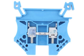 Złączka szynowa 2-przewodowa 4mm2 niebieska EURO 43409BL
