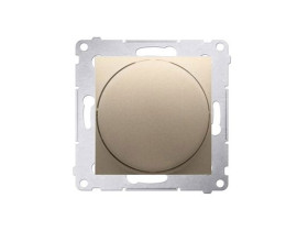 SIMON 54 Ściemniacz 20-500W złoty mat naciskowo-obrotowy DS9T.01/44 KONTAKT SIMON