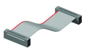 Kabel taśmowy 34-żyłowy raster 1.27mm Płaski, AWG 30 AWG Nieekranowany Samtec -40 → +105 °C.