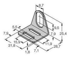Turck 6945008 Kątownik mocujący MW-08 1 szt.
