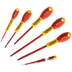 Stanley 0-65-441 FatMax Screwdriver Set Insulated Phillips &amp; Parallel Set Of 6