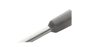 Końcówka kablowa zaciskana długość 10mm Szary średnica 0.7mm, izolowana RND