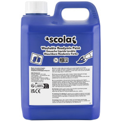Scola DAMW2LT/29 Washable Readymix 2L Brilliant Blue