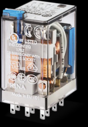 Relay, 3 Form C (NO/NC), 24 V (DC), 600 Ω, 10 A, 400 V (AC), monostable, 553390240000