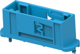 Plug, 32 pole, straight, 2 rows, blue, 966658-2