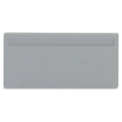 WAGO 280-310 2mm 2-cond. Disc. Separator Plate Oversized for 280-912 Grey