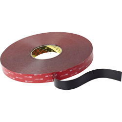 3M 5925F/1933 VHB&#x2122; Tape 5925F, Black, 19 mm x 33 m, 0.6 mm
