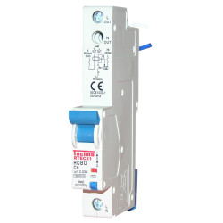 Techna RTECX1-2B06-030 Single Module 2 Pole Rcbo Type B 6A 30ma