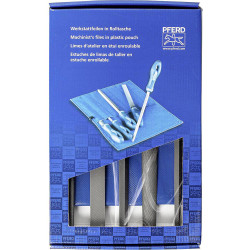 PFERD 11801541 Workshop File set 250mm in PVC roll-up bag