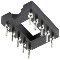 TRU COMPONENTS 1571705 IC socket 10 pins 2.54 mm spacing single piece