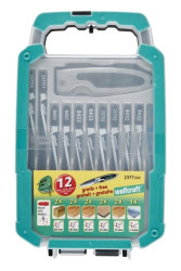 Brzeszczoty uchwyt T + nóż składany /11szt/ WF2377000