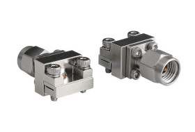 Złącze koncentryczne End Launch Męski/żeński typ złącza Złącze koncentryczne w okrągłej obudowie Wtykowe