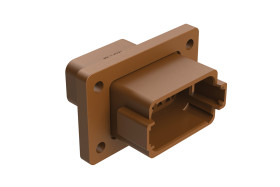 Złącze samochodowe 12-pinowe Amphenol Industrial 2-rzędowe Męski 13A AT Montaż na panelu Złącze samochodowe