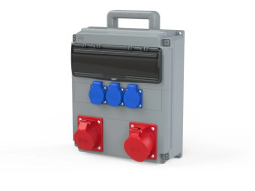 Rozdzielnica przenośna z rączką OPOLE 32/5 16/5 3GS bez zabezpieczeń IP54 909210003W