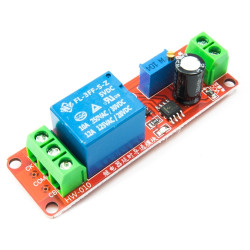 Moduł czasowy opóźniający z przekaźnikiem na NE555 12V