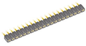 Gniazdo PCB 20 -pinowe raster: 2.54mm typu płytka – płytka Proste Przewlekany