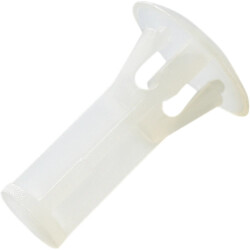 PCB holder, bl 9.8 mm, PA, natural, BYB-3-17H9977, package with 100 pieces