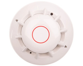 Czujka termiczna pożarowa systemu alarmowego 90C biała Texecom EXODUSFT90