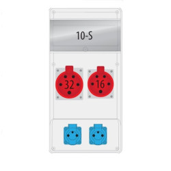 Rozdz 10xS Gn.32/5 16/5 230Vx2 IP44 PAWBOL 833018