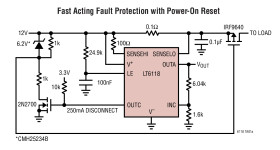 Current Sense Amplifier, Reference and Comparator with POR