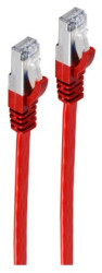 Patch cable, RJ45 plug, straight to RJ45 plug, straight, Cat 7, U/FTP, PVC, 10 m, red, BS75520-SLR