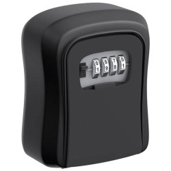 BASI 2101-0000-1100 SSZ 200 Key Safe Black Aluminium 4-Digit Lock