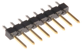 Złącze szpilkowe 8-pinowe raster: 2.54mm -rzędowe Amphenol Communications Solutions Przewlekany 3.0A 1,5 kV