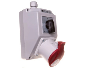 Zestaw instalacyjny z gniazdem 32A 5P (0-1) ZI02R441