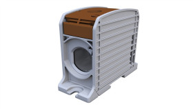 Złączka Szynowa Gwintowa Al/Cu Stb 300 (87910) Simblock Brązowy 81301015