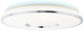 Lampa sufitowa LED Brilliant Visitation G97044/58 32 W 3200 lm biały, srebrny