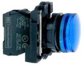 Wskaźnik św. nieb. O22 zwykła soczewka zinteg. LED 230...240V XB5AVM6