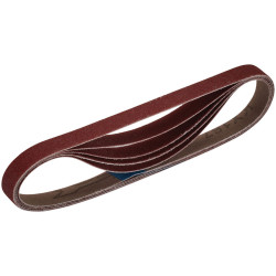 Draper 08690 Cloth Sanding Belt, 13 x 457mm, 120 Grit (Pack of 5)