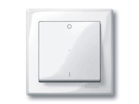 MERTEN SYSTEM M Klawisz pojedynczy z oznaczeniem ''0/1'' biały polarny MTN432219 SCHNEIDER ELECTRIC