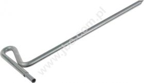 2221-D4/420 Sonda - pręt uziemiający, sonda do pomiarów rezystancji uziemień, gniazdo 4mm, L=42cm, ELECTRO-PJP