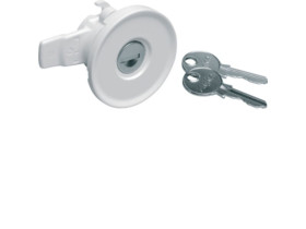 Zamek cylindryczny z 2 kluczami nr 1333 IP44 FZ458N HAGER