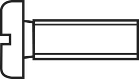 Śruby Zyko poliamidowe DIN 84 M3 x 25 (10 szt.)