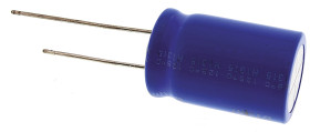 Kondensator 100μF 200V dc Radialny, Otwór przelotowy Nichicon roztaw: 7.5mm 16 x 25mm