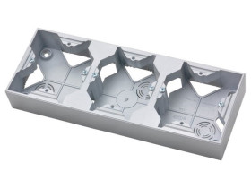 ARIA Puszka instalacyjna 3 potrójna srebro PNP-3U/18 OSPEL