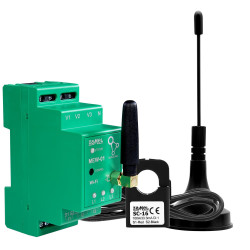 Monitor energii elektrycznej jednofazowy MEW-01/ANT-1F WiFi 1F+N z anteną zewnętrzną SUPLA