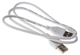Kabel USB, dł. 0.8m, kolor: Biały