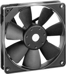 DC axial fan, 48 V, 119 x 119 x 25 mm, 168 m³/h, 43 dB, ball bearing, ebm-papst 4418 F